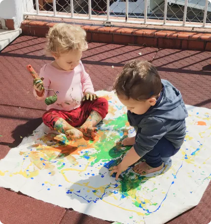 Solário exclusivo integrado — Berçário Aquarela School