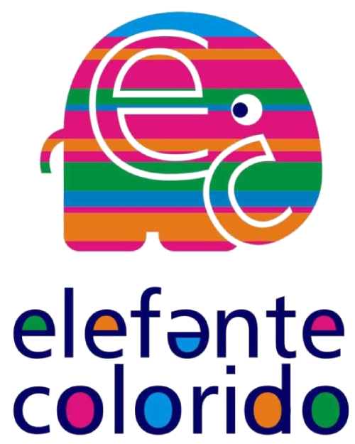Logo Elefante Colorido