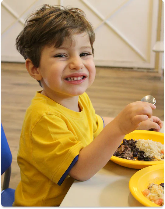 Alimentação saudável no Maternal da Aquarela School