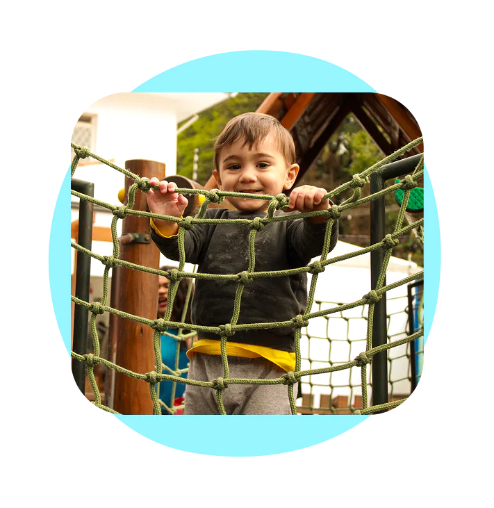 Recreação no integral do Mini Maternal da Aquarela School